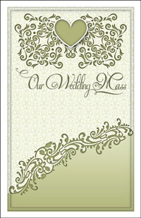 Wedding Program Cover Template 12A - Graphic 10